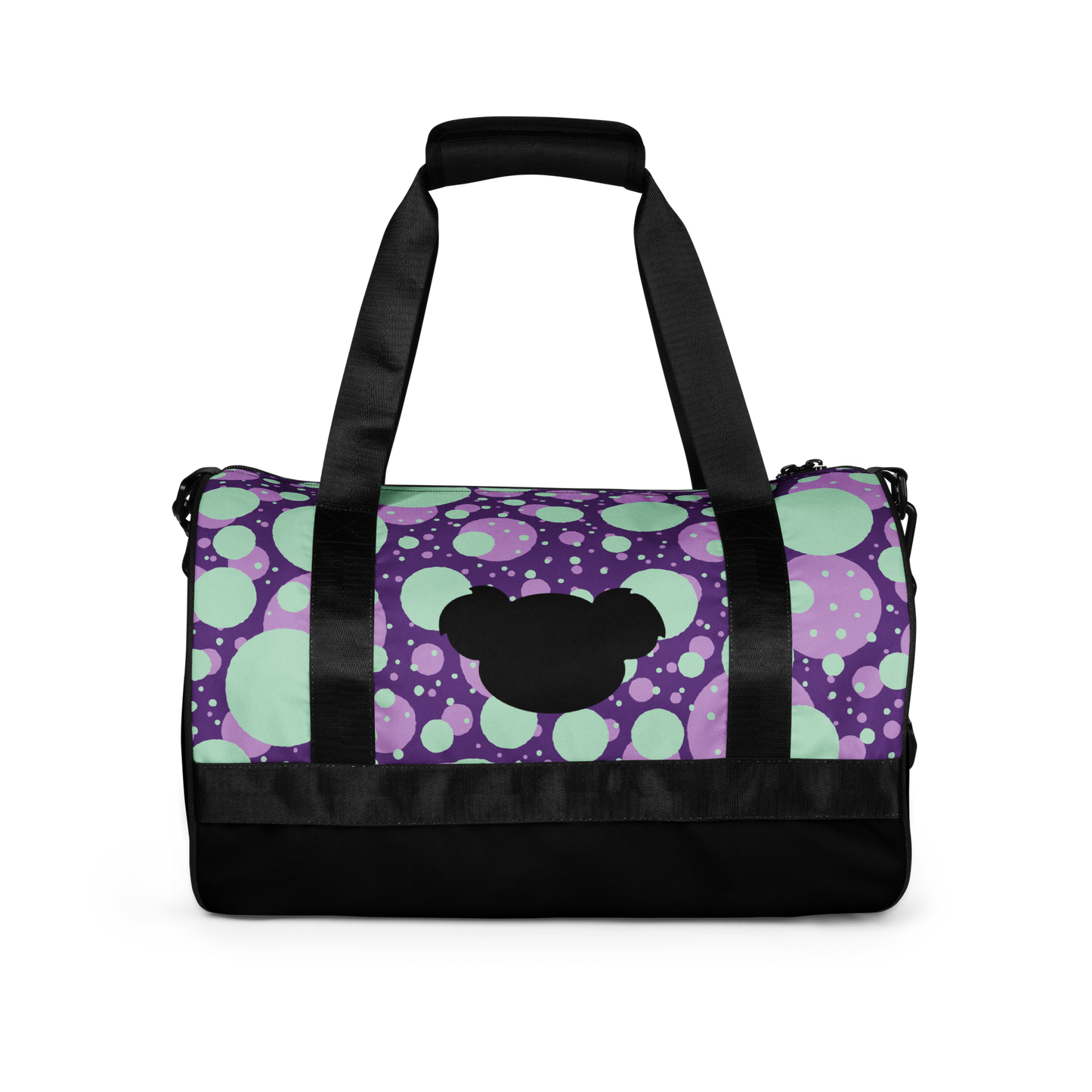 Purple and Green Circles - Classic Duffle
