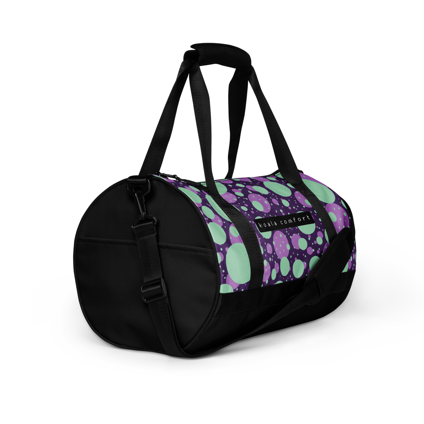 Purple and Green Circles - Classic Duffle