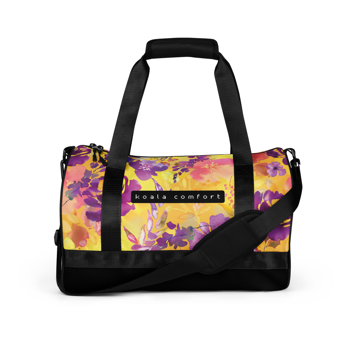 Purple Floral - Classic Duffle