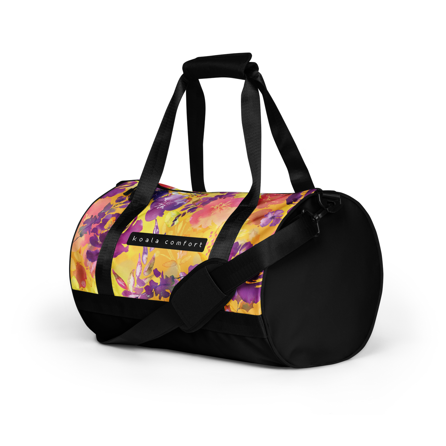 Purple Floral - Classic Duffle