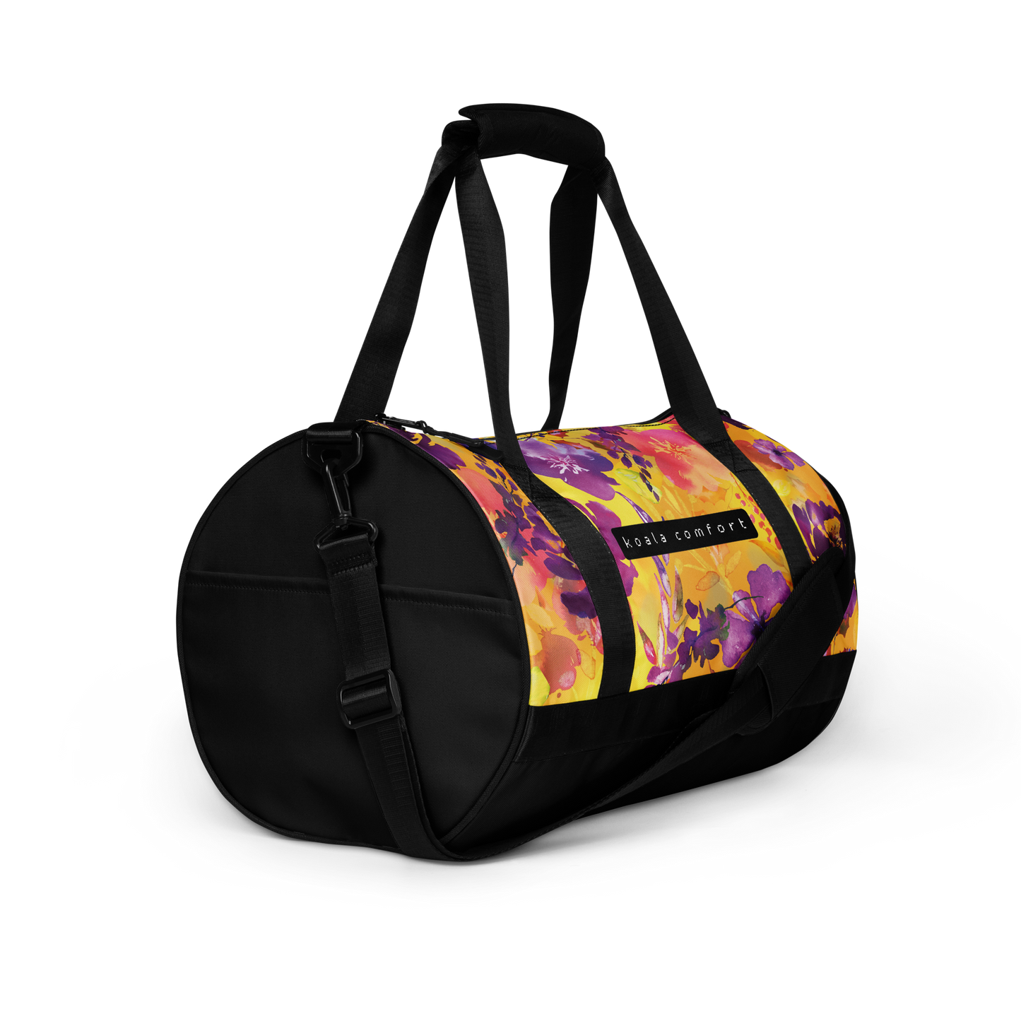 Purple Floral - Classic Duffle